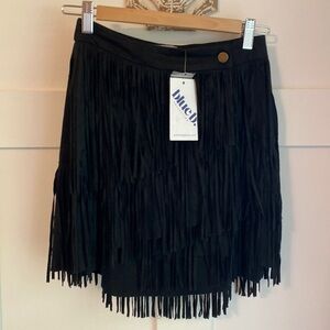 NWTS faux suede wrap skirt by blue b . Size small